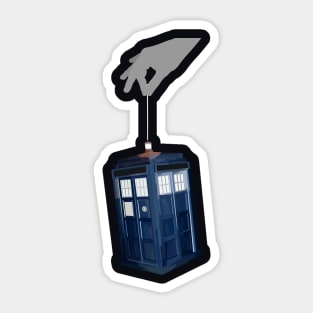 The Doctor on a Wire Sticker